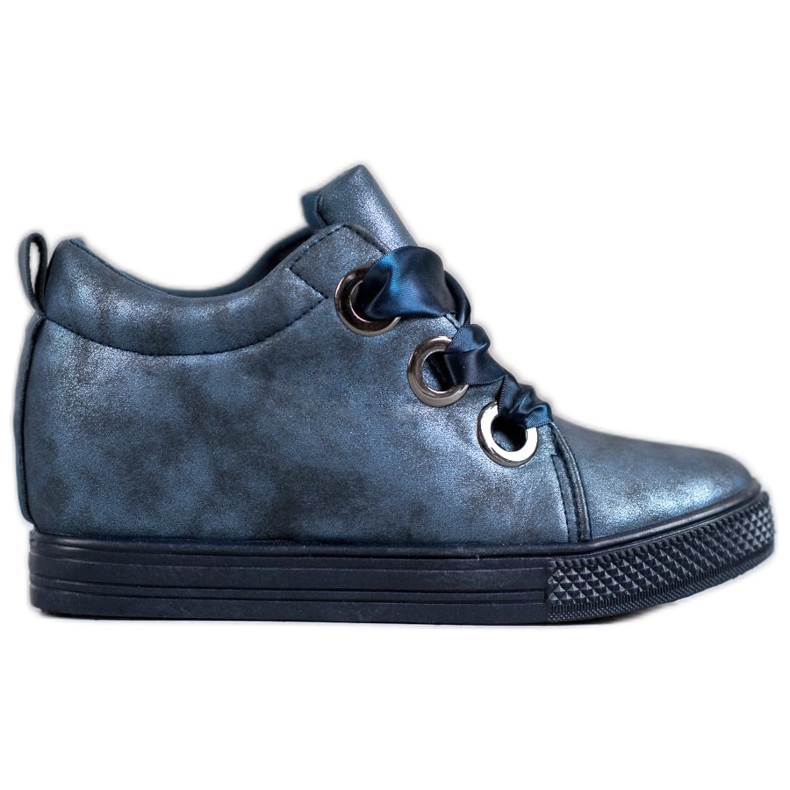 New Tlck Kengät sidottu nauhalla sininen