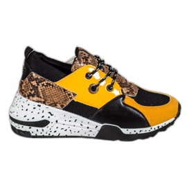 Snake Print VICES Tennarit monivärinen keltainen Snake Print VICES Tennarit monivärinen keltainen