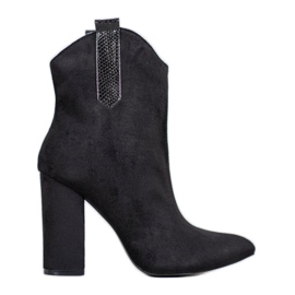 VICES mokkanahkaiset saappaat musta