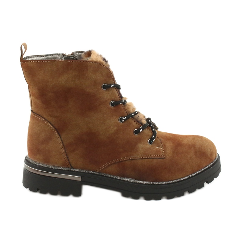 American Club Tyttöjen saappaat GC33 Brown Boots ruskea ruskea