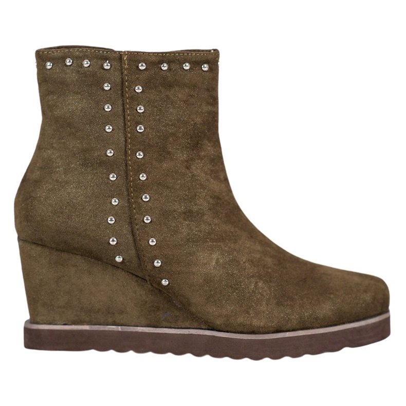 Kylie Vihreät saappaat kiilalla