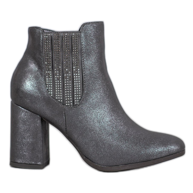 Kylie Tyylikkäät saappaat pylväässä harmaa