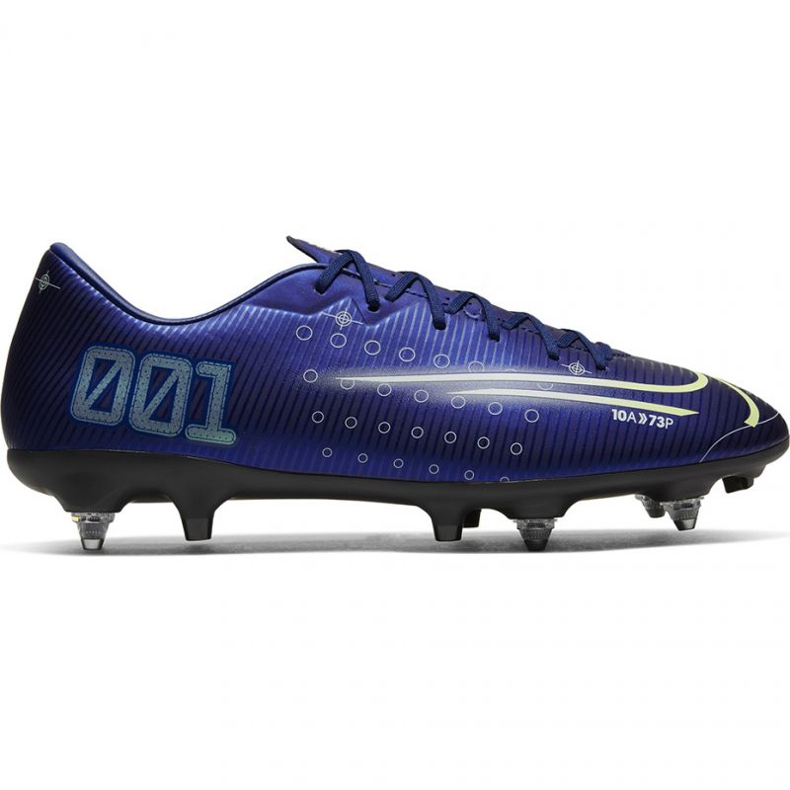 Nike Mercurial Vapor 13 Academy Mds SG-PRO M CJ9986-401 jalkapallokengät sininen laivastonsininen