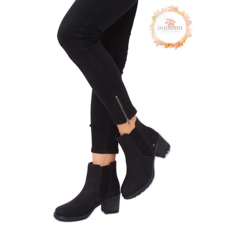 Mustat Chelsea -saappaat, musta L2065 Musta