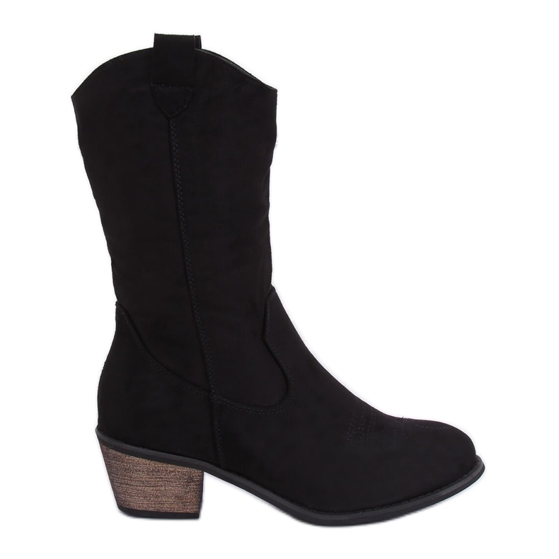 Mustat CM-9M1-1 Mustat cowboy-saappaat