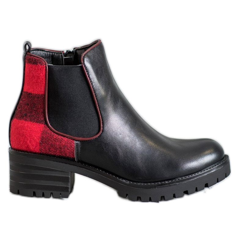 Seastar Chelsea -saappaat kuvioinnilla musta