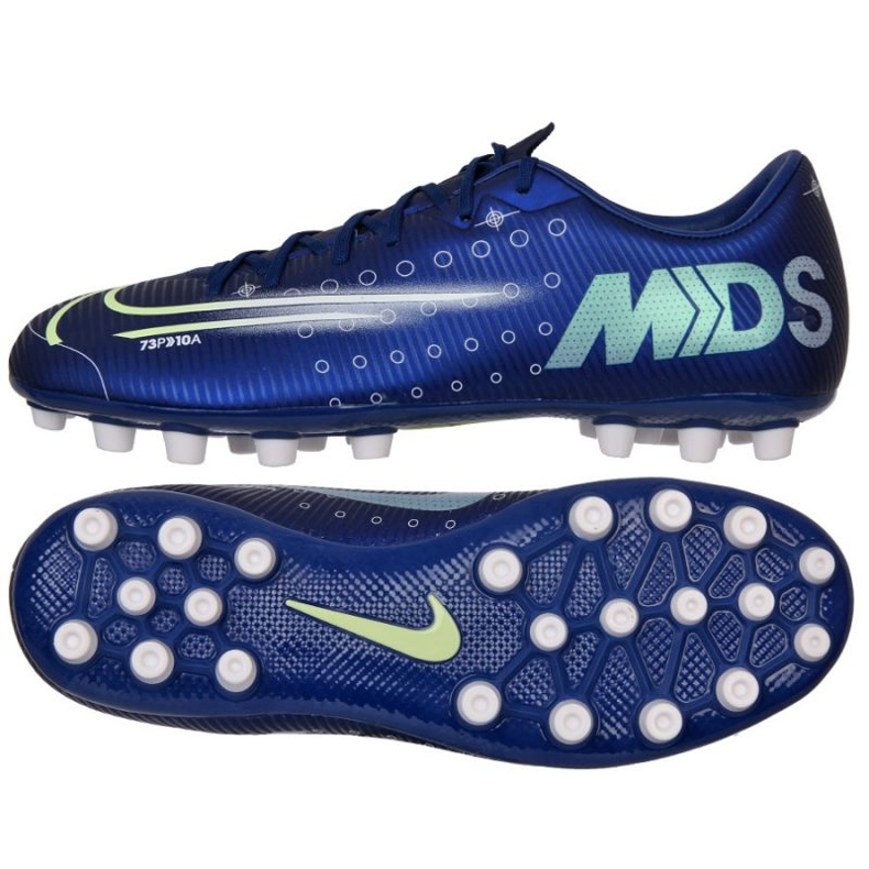 Nike Mercurial Vapor 13 Academy Mds Ag M CJ1291-401 jalkapallokengät laivastonsininen laivastonsininen