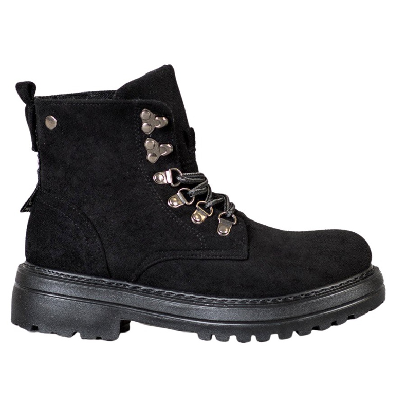 SHELOVET Lace-up Trappers musta