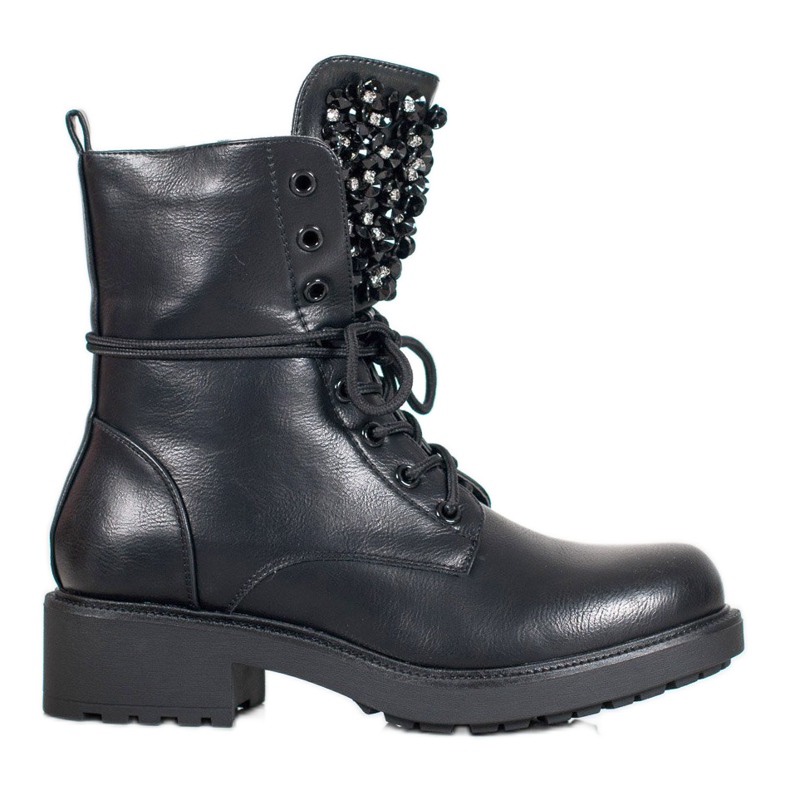 Seastar Klassisia työntekijöitä kristallien kanssa musta