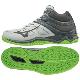 Kengät Mizuno Thunder Blade 2 Mid M V1GA197537 harmaa harmaa