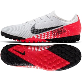 Nike Mercurial Vapor 13 Pro Tf Neymar M AT8003-006 jalkapallokengät valkoinen valkoinen