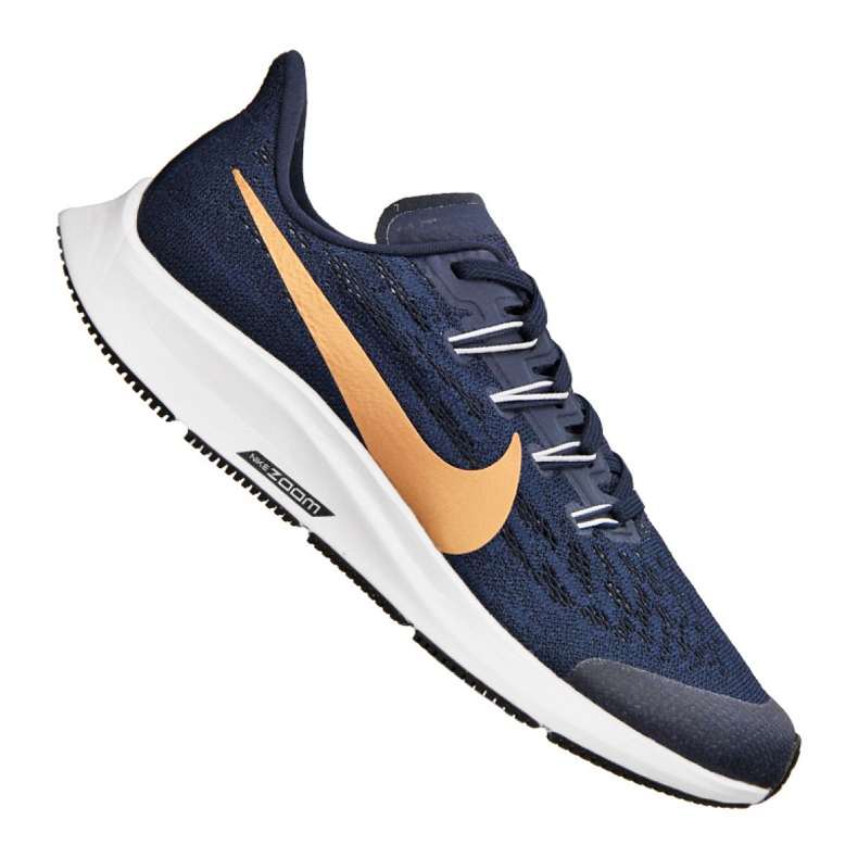 Nike Air Zoom Pegasus 36 Jr AR4149-401 kengät laivastonsininen