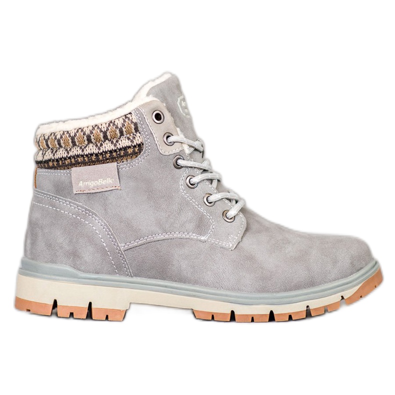 Arrigo Bello Lace-up Trappers harmaa