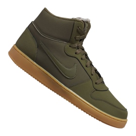 Nike Ebernon Mid Se M AQ8125-301 kengät vihreä