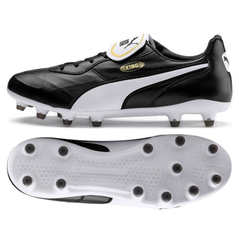 Jalkapallokengät Puma King Top Fg M 105607 01 musta musta