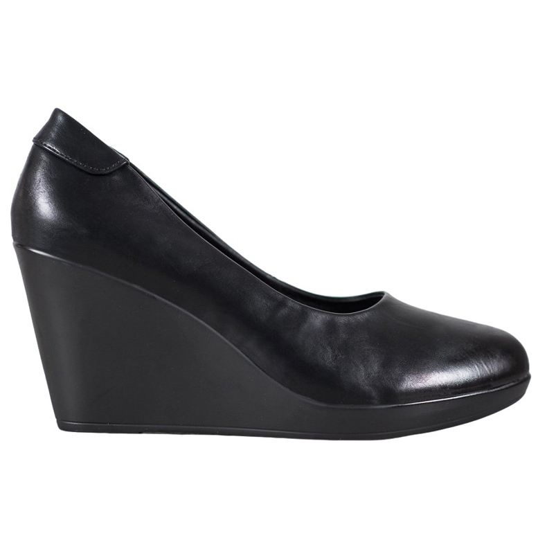 J. Star Klassiset kiilapumput musta