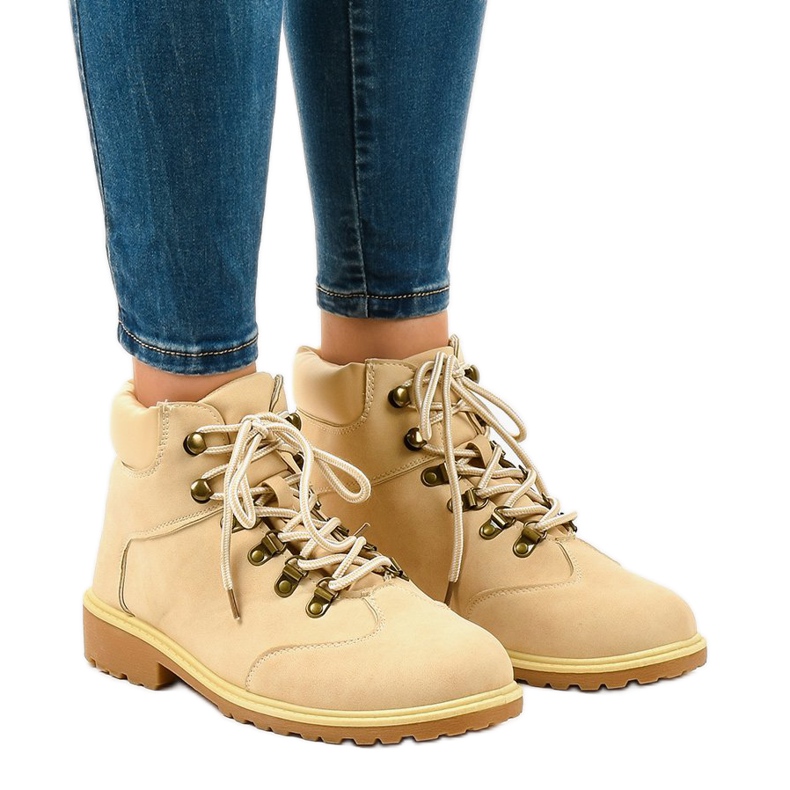 Beige vaelluskengät ilman eristystä XDS1702