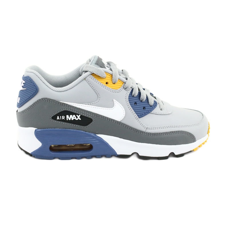Nike Air Max 90 Ltr Gs Jr 833412-026 valkoinen sininen harmaa