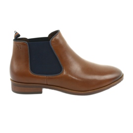 Ruskeat Jodhpur -saappaat Caprice 25327 tummansininen