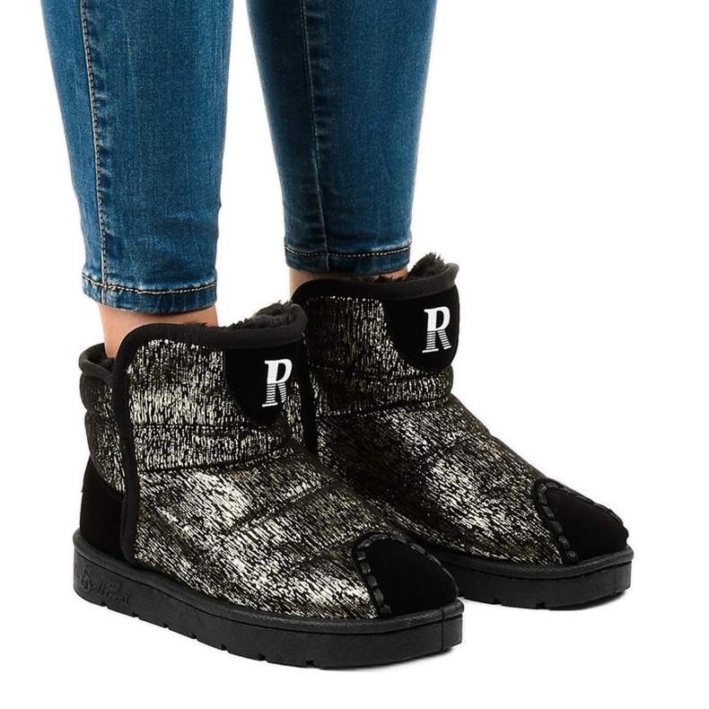 Kultainen eskimoeristetty emu FC232-17 musta keltainen