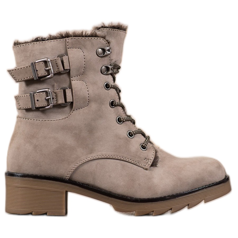 Sergio Leone Lämpimät nauhakengät ruskea