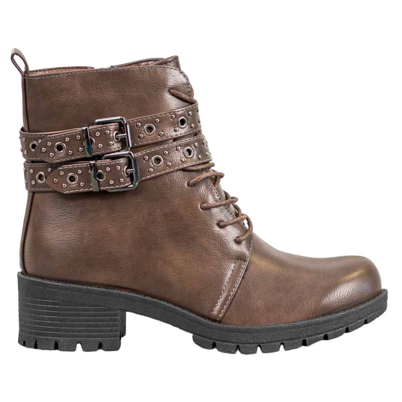 SHELOVET Laced Työntekijät ruskea