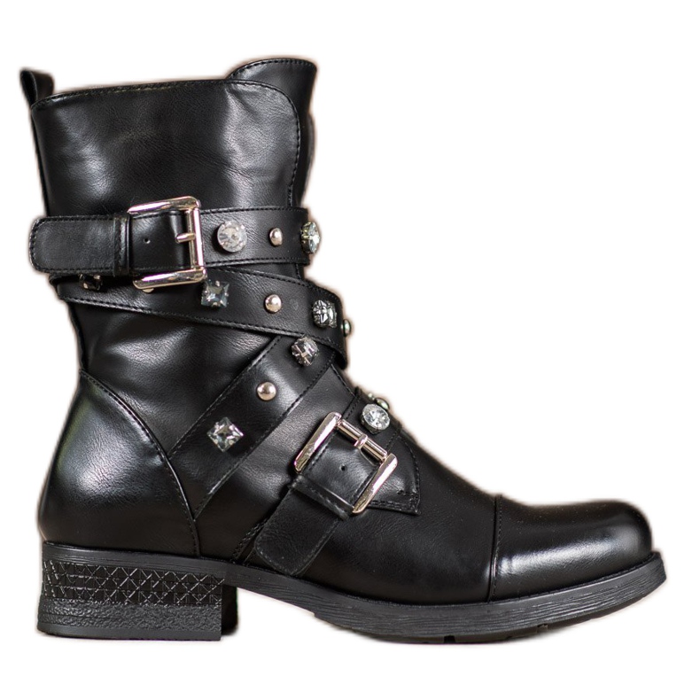 Kayla Työntekijät koristevyöllä musta