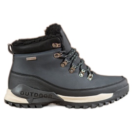 Ax Boxing Navy Blue Trappers tummansininen