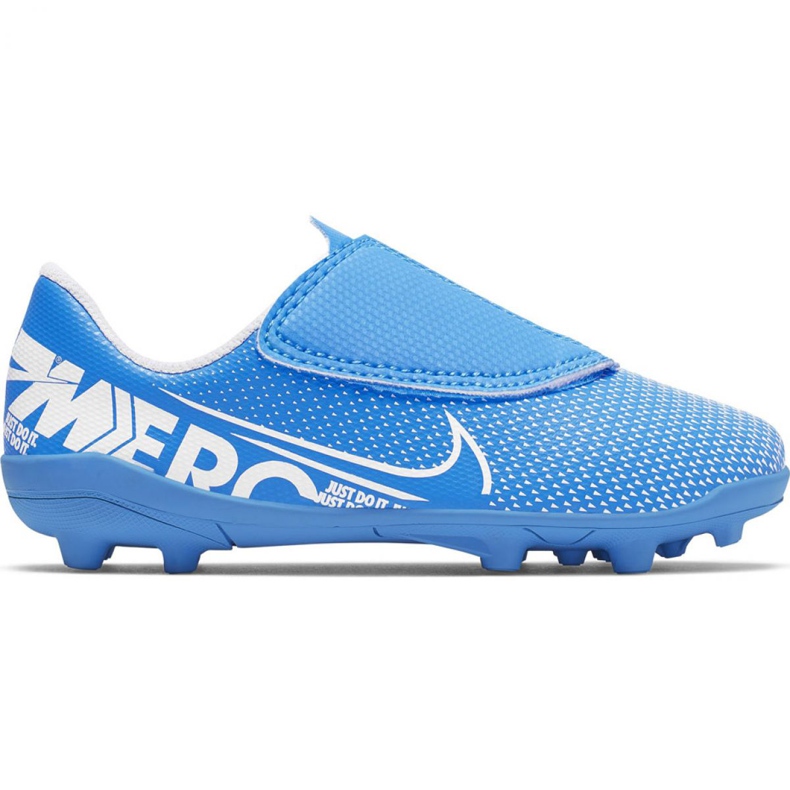 Nike Mercurial Vapor 13 Club Mg PS (V) Jr AT8162 414 jalkapallokengät sininen sininen