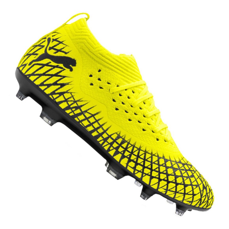Jalkapallokengät Puma Future 4.2 Netfit Fg / Ag M 105611-03 keltainen keltainen