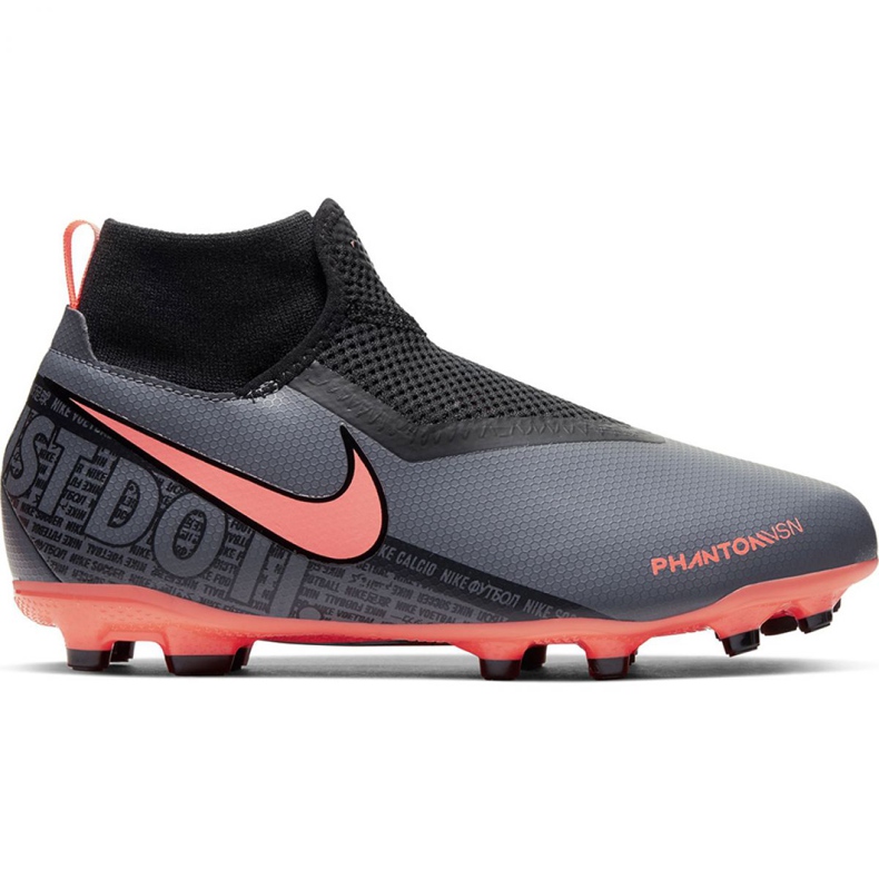Nike Phantom Vsn Academy Df FG / MG Jr AO3287 080 jalkapallokengät monivärinen musta