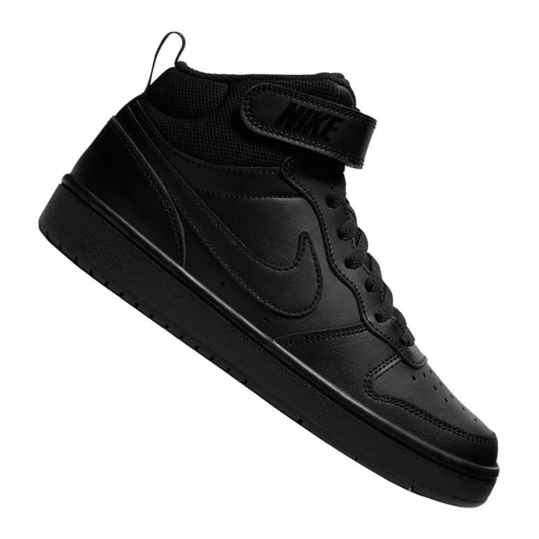 Nike Jr Court Borough Mid 2 (GS) Jr CD7782-001 kenkä musta