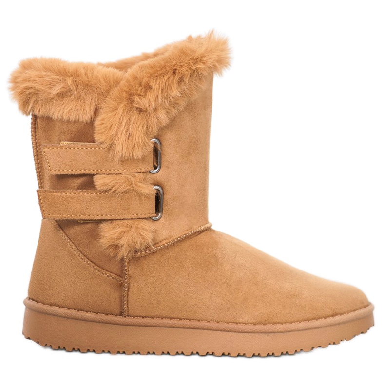 SHELOVET Lämpimät lumisaappaat ruskea