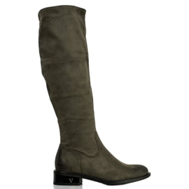 VINCEZA mokkanahkakengät vihreä