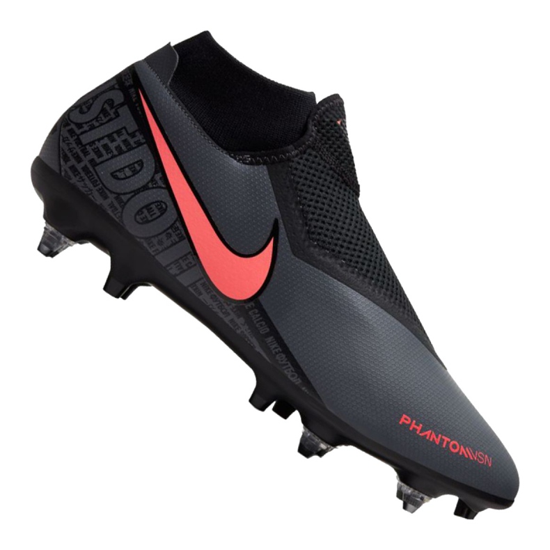 Nike Phantom Vsn Academy Df SG-Pro Ac M BQ8845-080 jalkapallokengät sininen musta