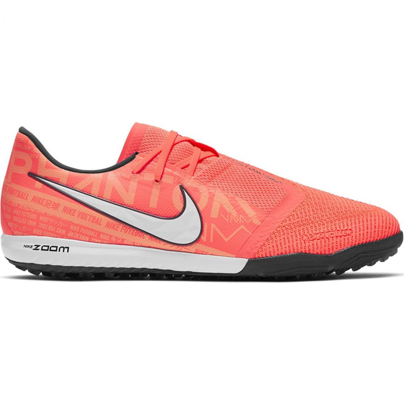 Nike Zoom Phantom Venom Pro Tf M BQ7497 810 jalkapallokengät vaaleanpunainen oranssi