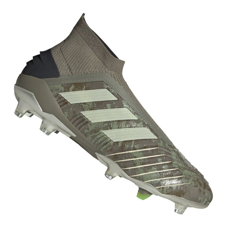 Adidas Predator 19+ Fg M EF8204 jalkapallokengät harmaa harmaa