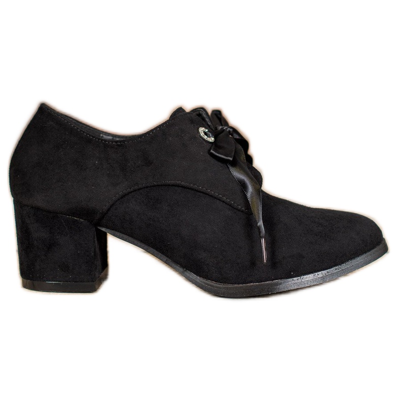 SHELOVET Sidotut pumput pilariin musta