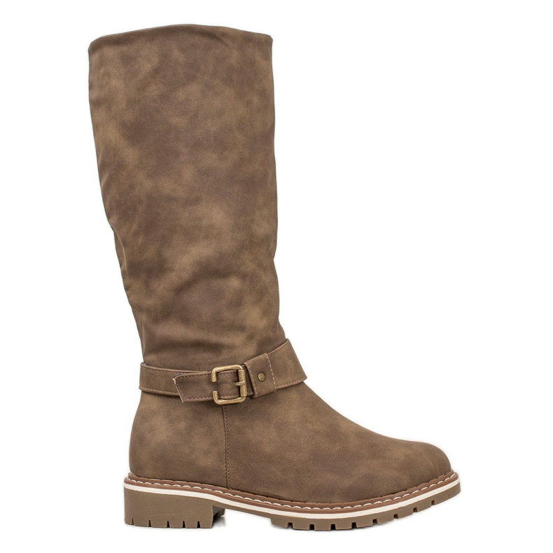 Super Me Saappaat lampaannahkaa ruskea