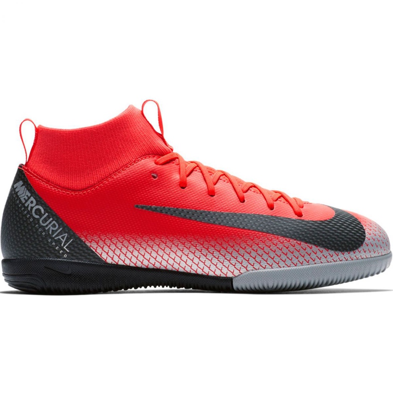 Nike Mercurial Superfly X 6 Academy Gs CR7 Ic Jr AJ3110 600 jalkapallokengät monivärinen punainen