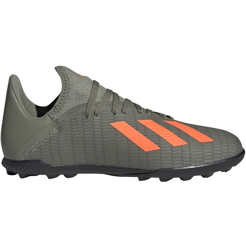 Adidas X 19.3 Tf Jr EF8375 jalkapallokengät vihreä vihreä