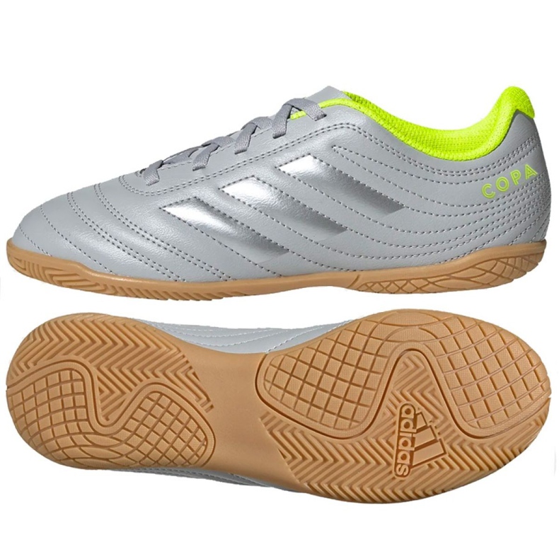 Sisäkengät adidas Copa 20.4 In Jr EF8354 harmaa hopea