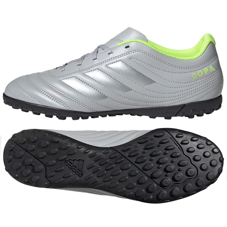 Adidas Copa 20.4 Tf M EF8356 jalkapallokengät harmaa hopea