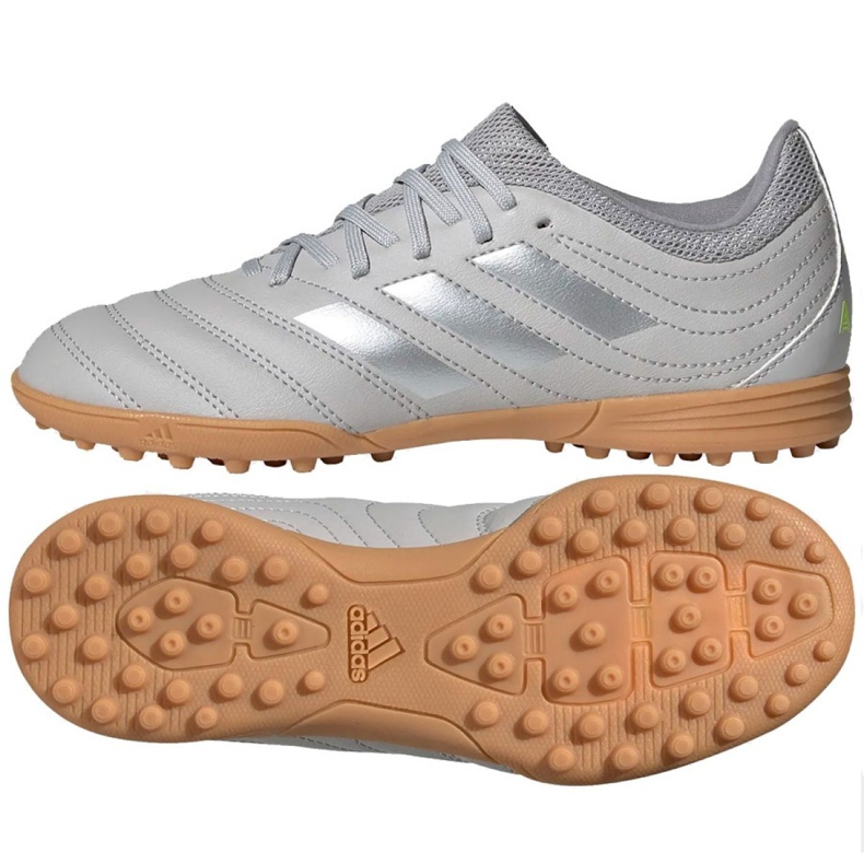 Adidas Copa 20.3 Tf Jr EF8343 jalkapallokengät harmaa harmaa