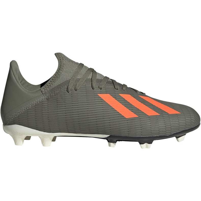 Adidas X 19.3 Fg M EF8365 jalkapallokengät vihreä harmaa