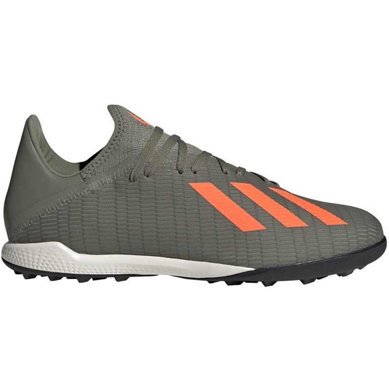 Adidas X 19.3 Tf M EF8366 jalkapallokengät vihreä harmaa
