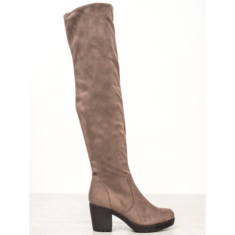 SHELOVET Platform Saappaat ruskea