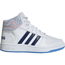 Adidas Hoops Mid 2.0 Jr EE8546 kengät valkoinen