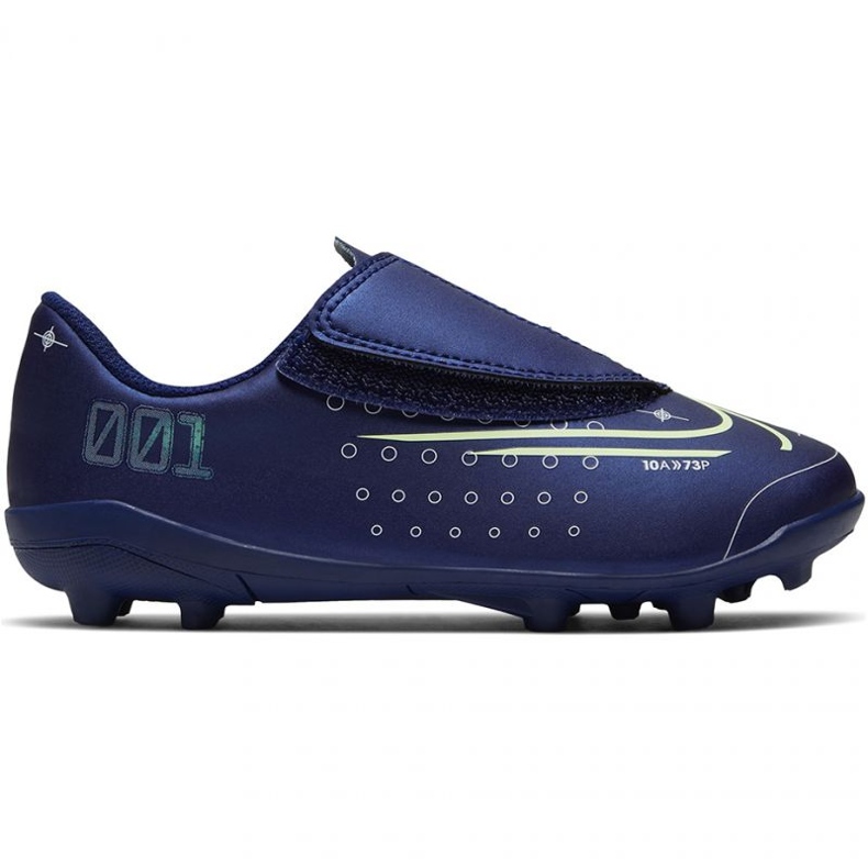 Nike Mercurial Vapor 13 Club Mds Mg PS (V) Jr CJ1149401 jalkapallokengät sininen laivastonsininen