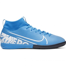 Nike Mercurial Superfly 7 Academy Ic Jr AT8135 414 jalkapallokengät sininen monivärinen